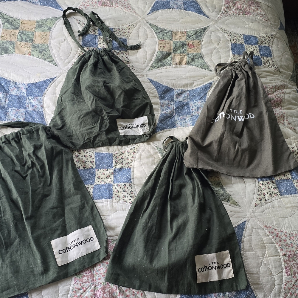 Little Cottonwood Drawstring Bags Bundle